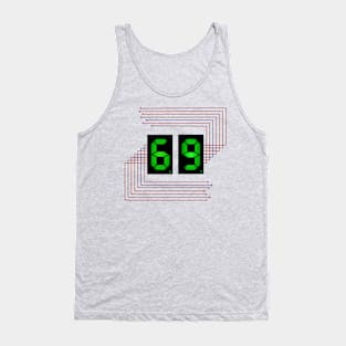 "69" 7Segment Tank Top